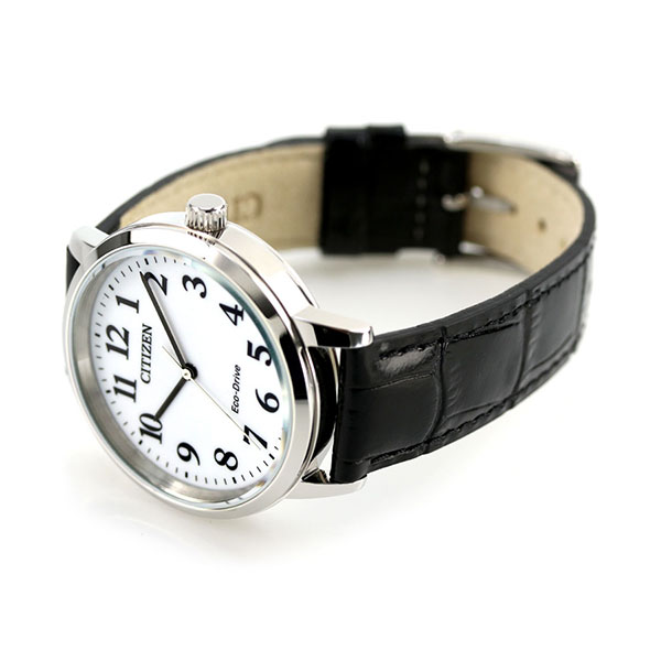 シチズン コレクション エコドライブ ソーラー メンズ 腕時計 BJ6541-15A CITIZEN ホワイト ブラック ブランド おしゃれ 防水 プレゼント 男性 実用的