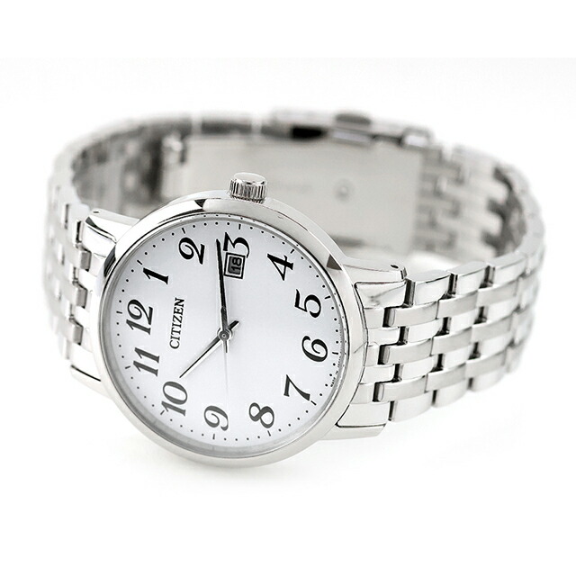 シチズン コレクション ソーラー 日本製 メンズ 腕時計 BM6770-51B CITIZEN ホワイト 時計 ブランド おしゃれ 防水 プレゼント 男性 実用的