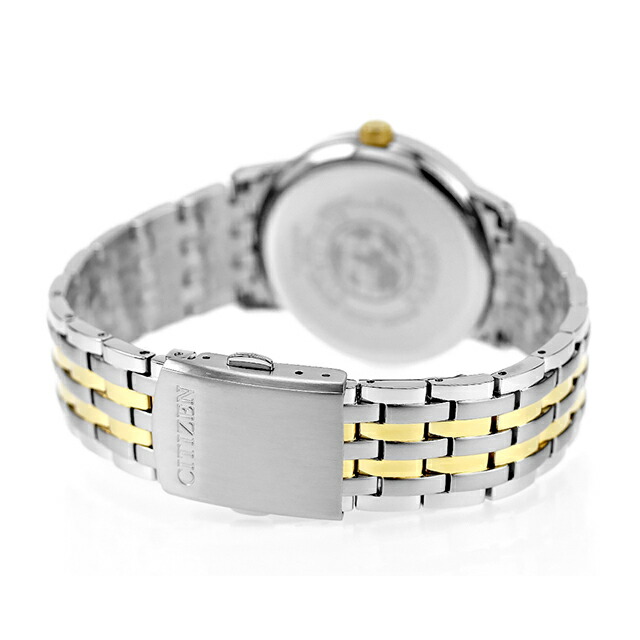 シチズン コレクション ソーラー 日本製 メンズ 腕時計 BM6774-51C CITIZEN ホワイト ゴールド 時計 ブランド おしゃれ 防水 プレゼント 男性 実用的