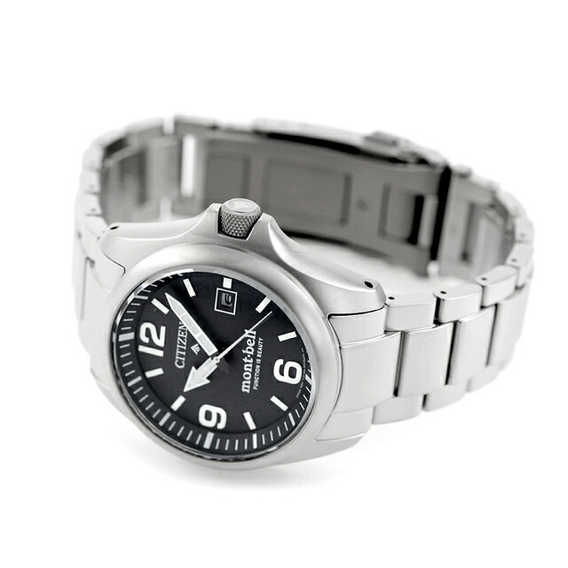 シチズン プロマスター LANDシリーズ mont-bell 光発電エコドライブ 腕時計 ブランド メンズ チタン 数量限定 ソーラー CITIZEN PROMASTER BN0247-52E アナログ ブラック 黒 おしゃれ 防水 文字盤 大きい プレゼント 男性 実用的