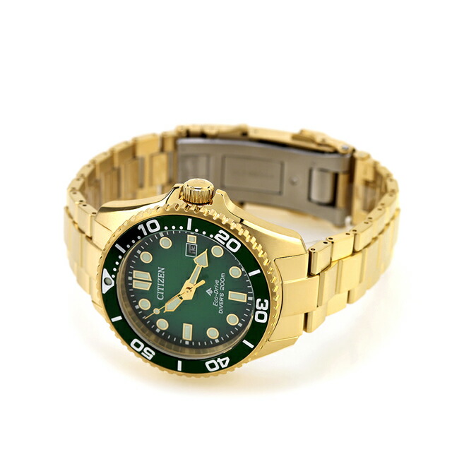 シチズン プロマスター マリン ダイバー200m エコドライブ 腕時計 ブランド メンズ ダイバーズウォッチ ソーラー CITIZEN PROMASTER BN0262-59W アナログ グリーングラデーション おしゃれ 防水 文字盤 大きい プレゼント 男性 実用的