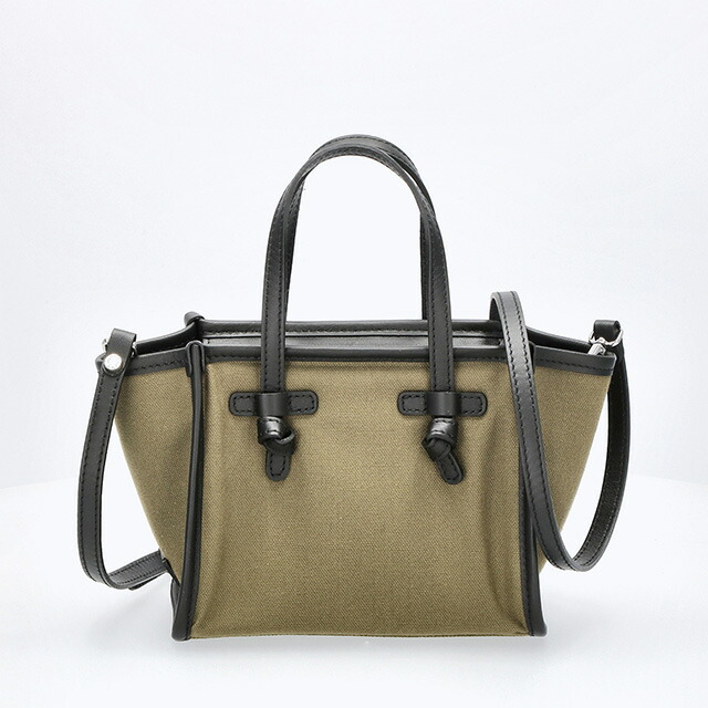 ジャンニキアリーニ ハンドバッグ レディース ブランド GIANNI CHIARINI BS 8065 CNV-SE カーキグリーン