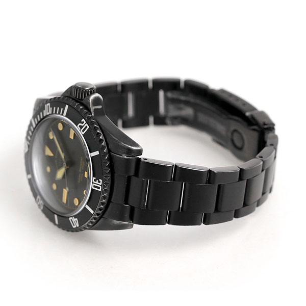 ヴァーグウォッチ ブラック サブ 40mm メンズ 腕時計 BS-L-001-SB VAGUE WATCH Co. 時計 ブランド おしゃれ 防水 プレゼント 男性 実用的
