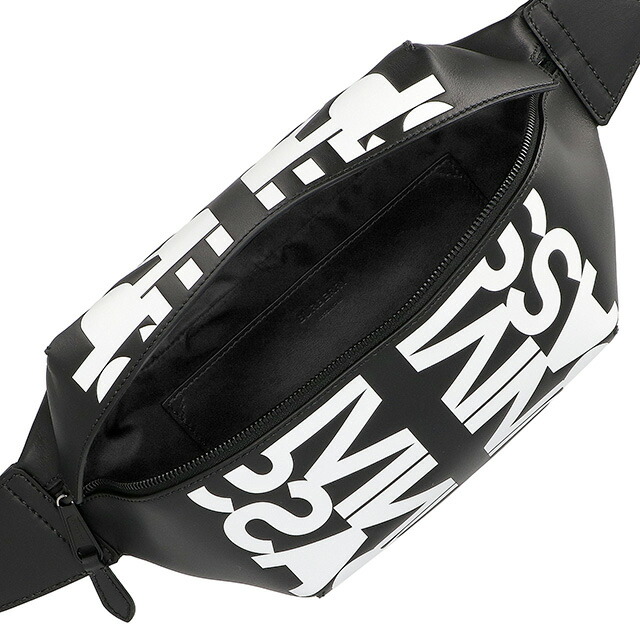 バ－バリ－ ボディバッグ メンズ ブランド BURBERRY 8051849 ブラック／ホワイト