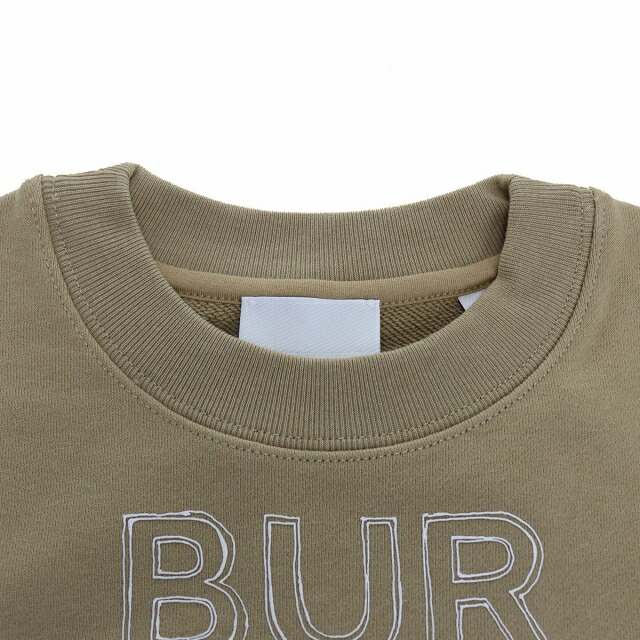 子供服 キッズ 女の子 男の子 高級 ブランド 出産祝い ギフト おしゃれ バーバリー スウェット ベビー BURBERRY コットン100% 8053817 ARCHIVE BEIGE ベージュ系 ファッション 選べるモデル