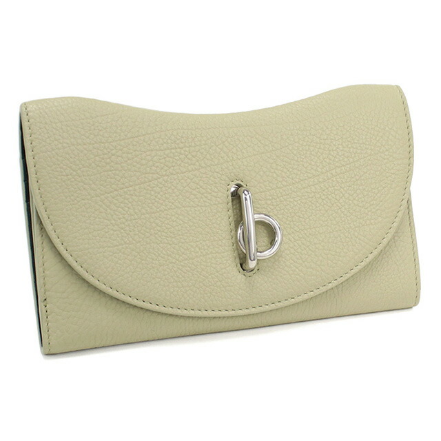 バーバリー 長財布三折小銭入付き レディース BURBERRY レザー イタリア 8081652 HUNTER グリーン系 財布 ウォレット ブランド 高級 おしゃれ プレゼント 実用的