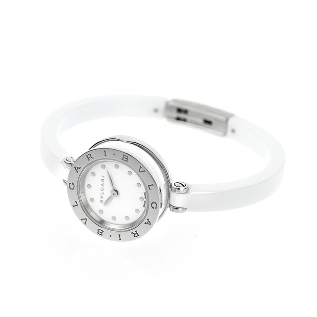 ブルガリ BVLGARI ビーゼロワン 23mm レディース 腕時計 BZ23WSCC.S ホワイト 高級 ブランド おしゃれ 防水 軽い 華奢 かわいい プレゼント 女性 実用的