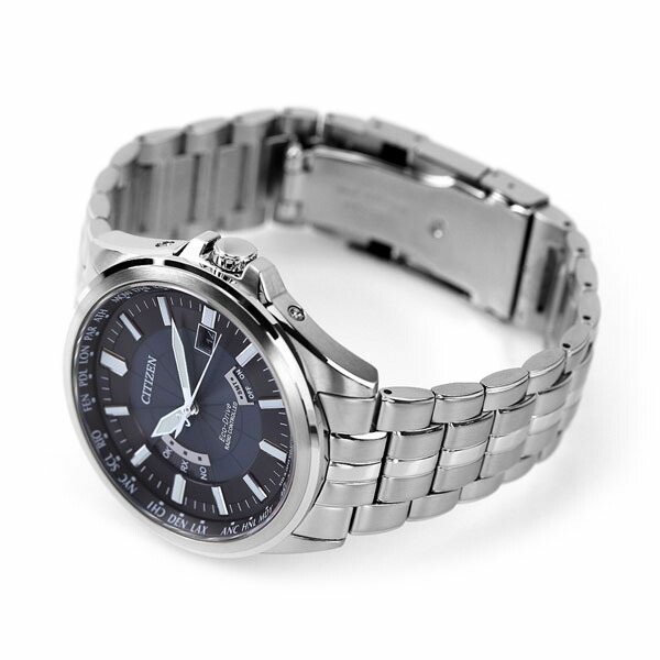 シチズン コレクション エコ・ドライブ ソーラー 電波時計 ブラック シルバー CITIZEN CB0011-69L 腕時計 ソーラー電波腕時計 ソーラー電波時計 時計 ブランド おしゃれ 防水 プレゼント 男性 実用的