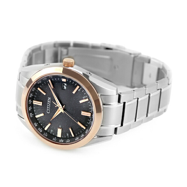 シチズン コレクション KIZASHI Collection エコ・ドライブ電波 腕時計 ブランド メンズ チタン 数量限定 電波ソーラー CITIZEN COLLECTION CB0264-55E アナログ ブラック 黒 おしゃれ 防水 プレゼント 男性 実用的