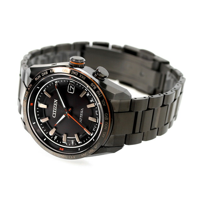 シチズン アテッサ 光発電エコ・ドライブ電波時計 エコドライブ電波 腕時計 ソーラー電波腕時計 メンズ チタン 電波ソーラー CITIZEN ATTESA CB0286-61E アナログ 日本製 高級 ブランド おしゃれ 防水 文字盤 大きい プレゼント 男性 実用的