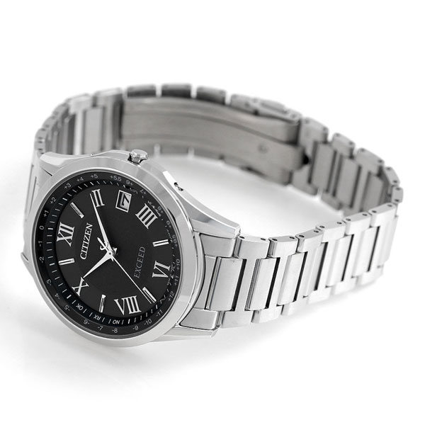 シチズン エクシード エコドライブ電波 CB1110-61E 腕時計 ソーラー電波腕時計 ソーラー電波時計 メンズ ブラック CITIZEN EXCEED 高級 ブランド おしゃれ 防水 プレゼント 男性 実用的