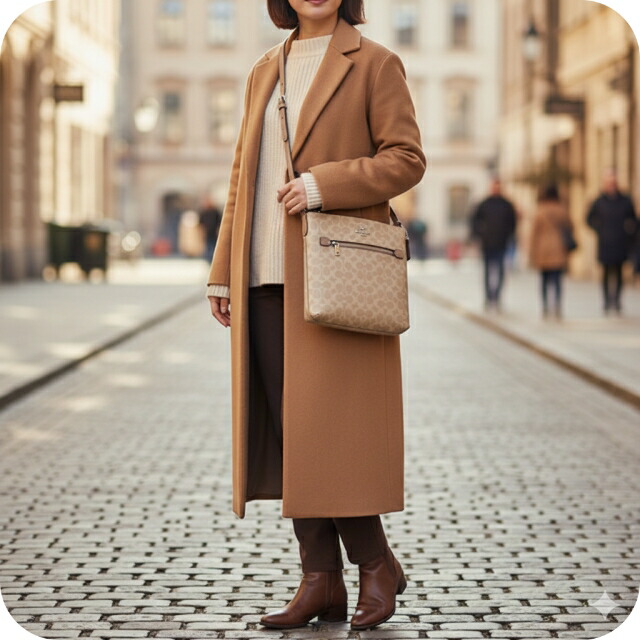 コーチ ショルダーバッグ メッセンジャーバッグ レディース アウトレット ブランド COACH CCQ27 SVPWH ライトベージュ 斜めがけ 高級 おしゃれ プレゼント 女性 実用的 かわいい