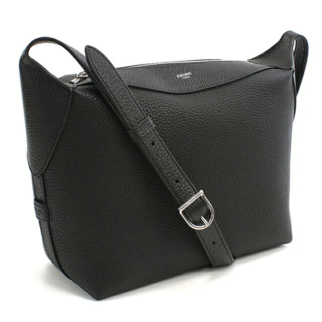 セリーヌ ショルダーバッグ メンズ ブランド CELINE レザー 12233 ブラック 斜めがけ ブランド 高級 おしゃれ プレゼント 男性 実用的 かっこいい