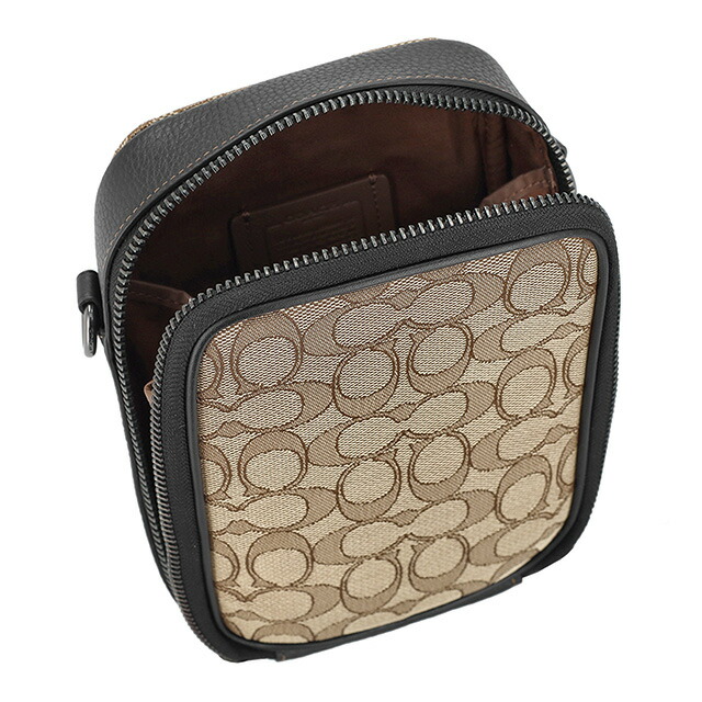 コーチ ショルダーバッグ メッセンジャーバッグ メンズ アウトレット ブランド COACH CH097 QBV1R カーキ/ブラックマルチ ブラウン 斜めがけ 高級 おしゃれ プレゼント 男性 実用的 かっこいい