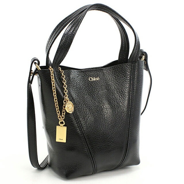 クロエ トートバッグ レディース ブランド CHLOE 2WAY CH25SS812N84 ブラック バッグ 軽量 手提げ 高級 おしゃれ プレゼント 女性 実用的 かわいい