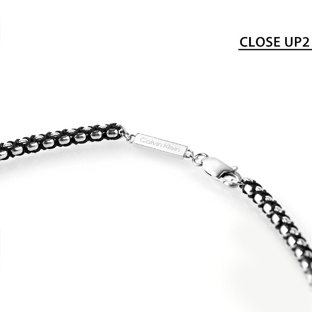 カルバンクライン ネックレス ペンダント メンズ CALVIN KLEIN フューズド FUSED 35100038 シルバー ブラック アクセサリー ジュエリー ブランド 高級 おしゃれ プレゼント 男性 実用的 かっこいい