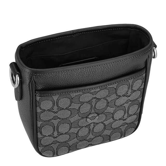 コーチ ショルダーバッグ メッセンジャーバッグ メンズ アウトレット ブランド COACH CO915 SVO1U チャコール/ブラック 斜めがけ 高級 おしゃれ プレゼント 男性 実用的 かっこいい