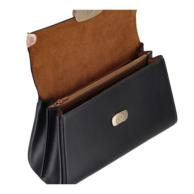 コーチ ハンドバッグ 2way ショルダーバッグ 斜めがけ レディース アウトレット ブランド COACH CP006 IMBLK ブラック 軽量 小さめ 手提げ 高級 おしゃれ プレゼント 女性 実用的 かわいい