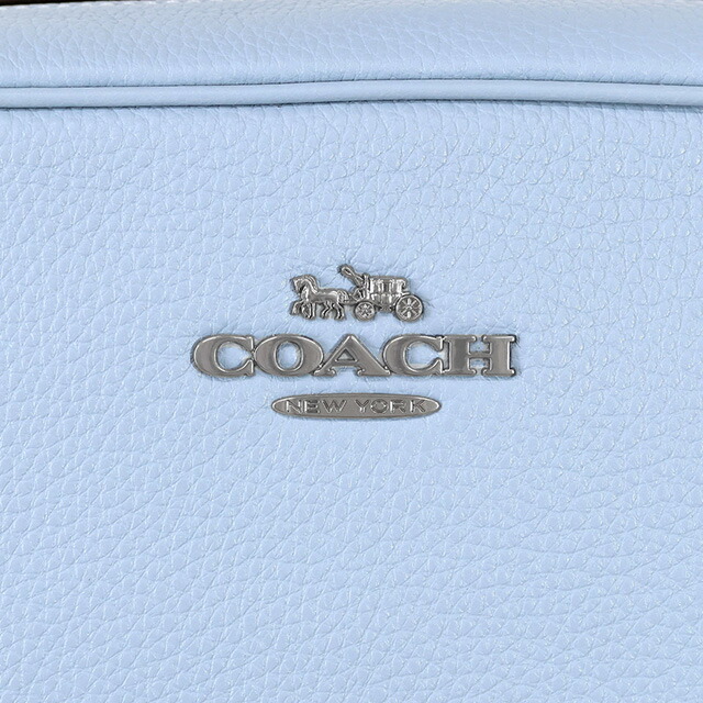 コーチ ショルダーバッグ メッセンジャーバッグ レディース アウトレット ブランド COACH レザー CR110 QBCFL ブルー 斜めがけ 高級 おしゃれ プレゼント 女性 実用的 かわいい