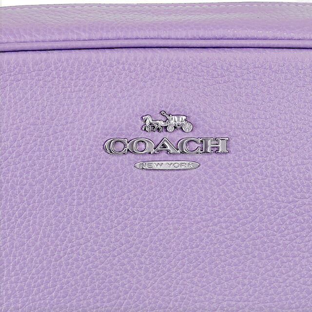 コーチ ショルダーバッグ メッセンジャーバッグ レディース アウトレット ブランド COACH レザー CR110 SV IZ パープル 斜めがけ 高級 おしゃれ プレゼント 女性 実用的 かわいい