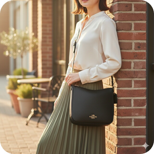 コーチ ショルダーバッグ メッセンジャーバッグ レディース アウトレット ブランド COACH CU960 IMBLK ブラック 斜めがけ 高級 おしゃれ プレゼント 女性 実用的 かわいい