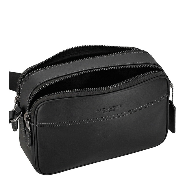 コーチ ショルダーバッグ メッセンジャーバッグ メンズ アウトレット ブランド COACH CX140 QB/BK ブラック 斜めがけ 高級 おしゃれ プレゼント 男性 実用的 かっこいい