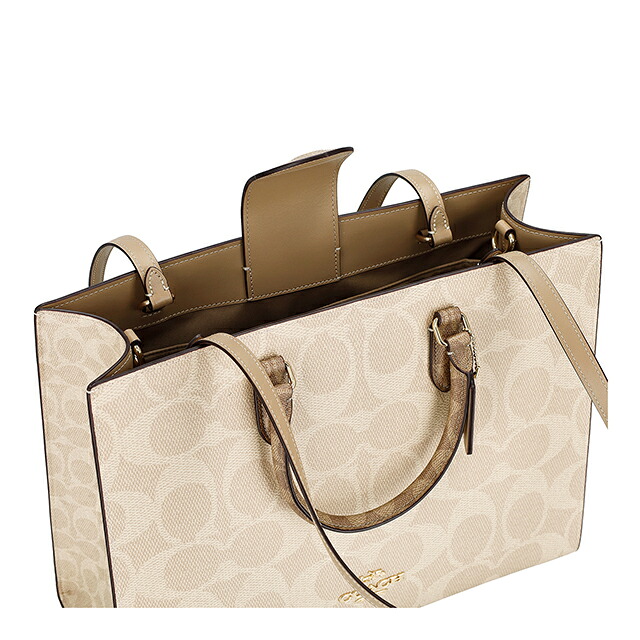 コーチ トートバッグ レディース ブランド COACH Cambodia CY677 IMXI9 サンド/タン 軽量 手提げ 高級 おしゃれ プレゼント 女性 実用的 かわいい