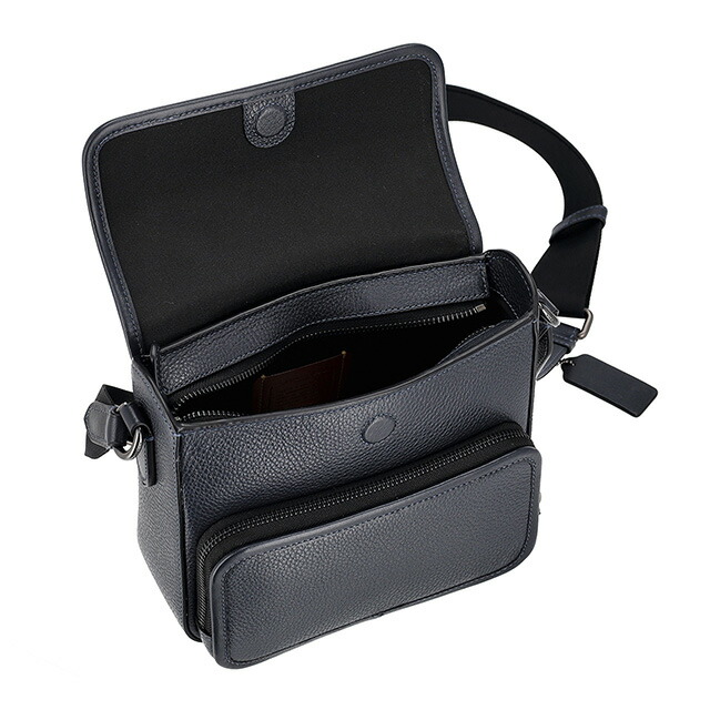 コーチ ショルダーバッグ メッセンジャーバッグ メンズ アウトレット ブランド COACH CY800 QBBHP ネイビー 斜めがけ 高級 おしゃれ プレゼント 男性 実用的 かっこいい