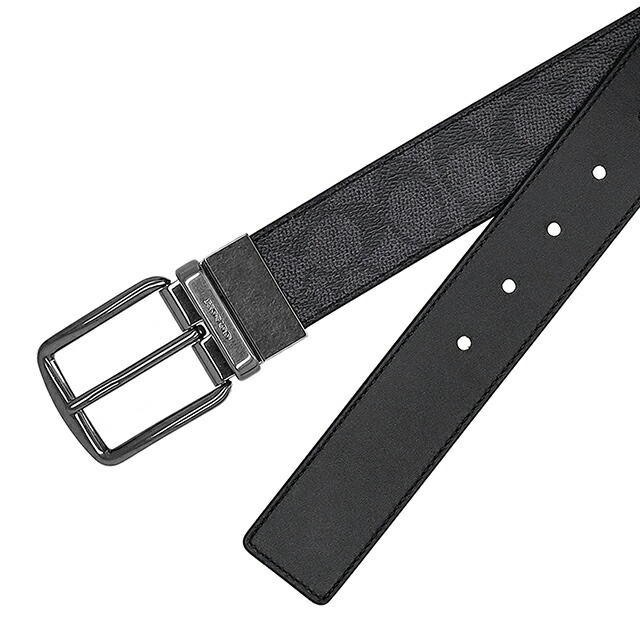 コーチ ベルト メンズ ブランド COACH India CY982 QBMI5 ブラック/チャコール