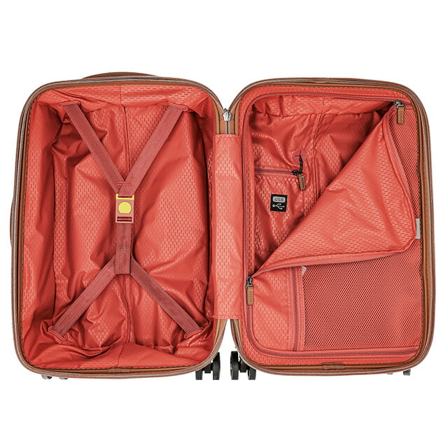 デルセー スーツケース キャリーバッグ メンズ レディース ブランド DELSEY 00167680106 ブラウン