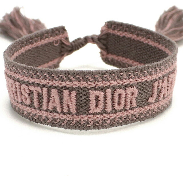 ディオール ブレスレット レディース ブランド Christian Dior イタリア B0961 LIGHT PINK GREY ピンク系 グレー系 アクセサリー