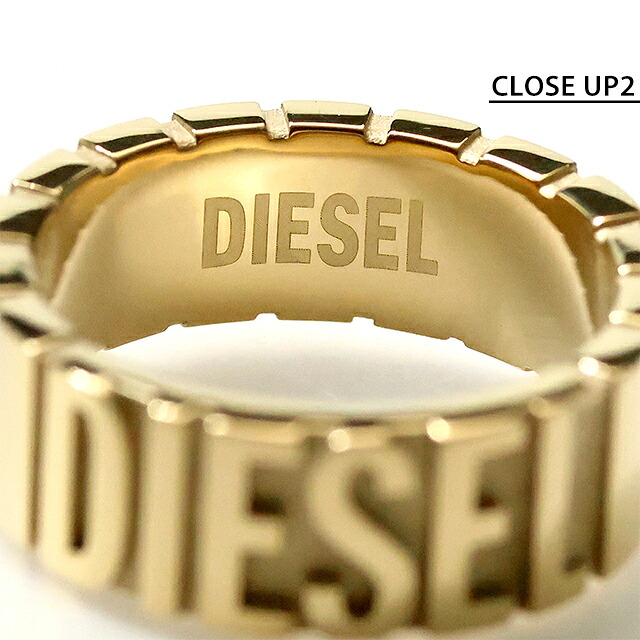 ディーゼル 指輪 メンズ レディース DIESEL ロゴ ゴールド アクセサリー 選べるモデル リング ジュエリー ブランド 高級 おしゃれ プレゼント 男性 実用的 かっこいい