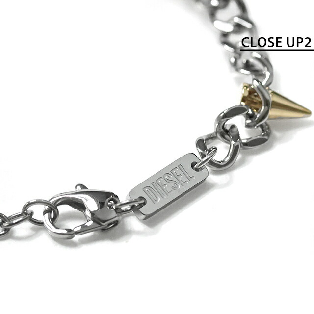 ディーゼル ブレスレット メンズ レディース ブランド DIESEL シルバー ゴールド アクセサリー