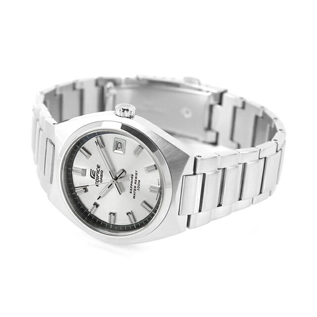 エディフィス EDIFICE クォーツ 電池式 B-109D-7AV 海外モデル メンズ 腕時計 ブランド カシオ casio アナログ シルバー おしゃれ 防水 文字盤 大きい プレゼント 男性 実用的