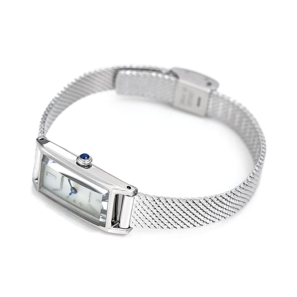 シチズン キー エコドライブ EG7040-58A ソーラー 腕時計 レディース シルバー CITIZEN Kii ブランド おしゃれ 防水 軽い 華奢 かわいい プレゼント 女性 実用的