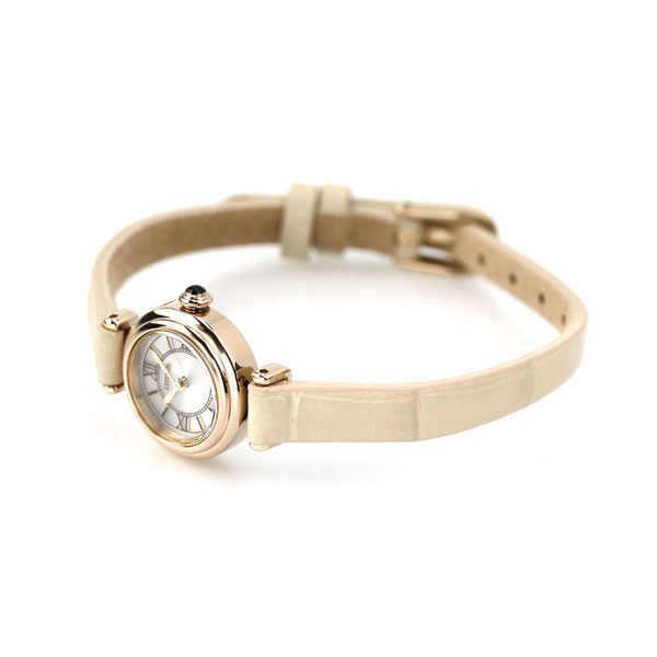 シチズン キー エコドライブ EG7082-07A ソーラー 腕時計 レディース ホワイト ベージュ CITIZEN Kii ブランド おしゃれ 防水 軽い 華奢 かわいい プレゼント 女性 実用的