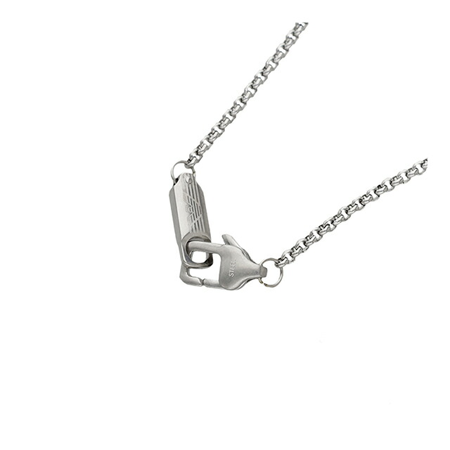 エンポリオ・アルマーニ ネックレス メンズ ブランド EMPORIO ARMANI EGS3134040 シルバー/ダークブラウン アクセサリー