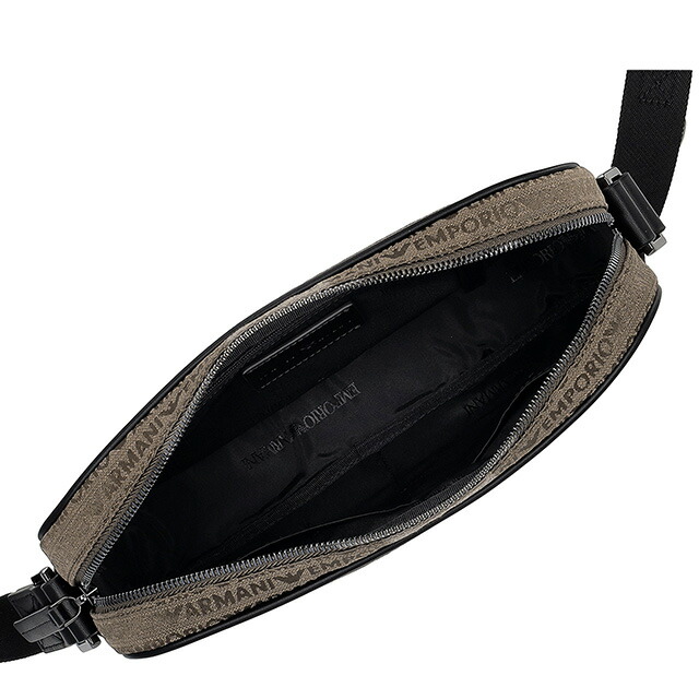 エンポリオ・アルマーニ ショルダーバッグ メンズ EMPORIO ARMANI EM001210-AF13823 ブラウン 斜めがけ ブランド 高級 おしゃれ プレゼント 男性 実用的 かっこいい