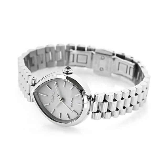 シチズン エル RAINELL Collection エコドライブ 腕時計 ブランド レディース ソーラー CITIZEN L EM1200-55A アナログ ライトグレー おしゃれ 防水 軽い 華奢 かわいい プレゼント 女性 実用的