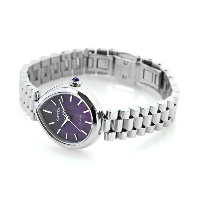 シチズン エル RAINELL Collection エコドライブ 腕時計 ブランド レディース ソーラー CITIZEN L EM1200-55X アナログ パープル おしゃれ 防水 軽い 華奢 かわいい プレゼント 女性 実用的