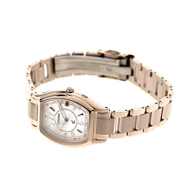 シチズン クロスシー サクラピンク（R） エコドライブ電波 チタン ES9354-69A CITIZEN xC レディース 腕時計 ブランド おしゃれ 防水 軽い 華奢 かわいい プレゼント 女性 実用的