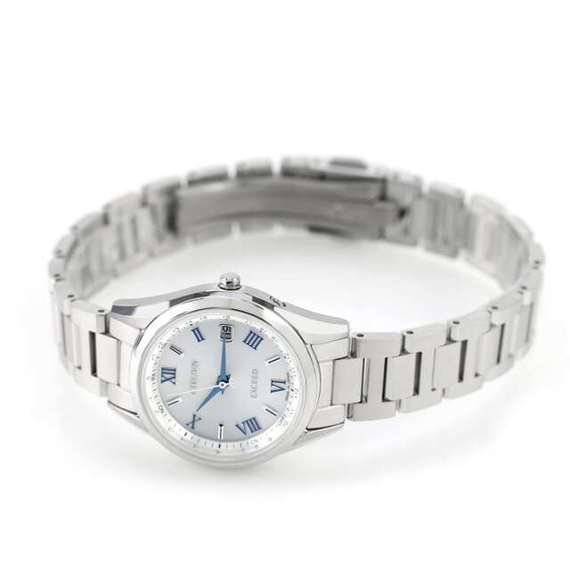 シチズン エクシード 電波ソーラー チタン レディース ES9370-62A CITIZEN EXCEED 腕時計 ソーラー電波腕時計 ソーラー電波時計 時計 高級 ブランド おしゃれ 防水 軽い 華奢 かわいい プレゼント 女性 実用的