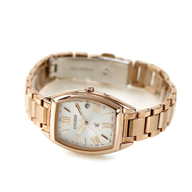 シチズン クロスシー basic collection エコドライブ電波 腕時計 ブランド レディース 電波ソーラー CITIZEN xC ES9395-53A アナログ シルバー ピンクゴールド おしゃれ 防水 軽い 華奢 かわいい プレゼント 女性 実用的