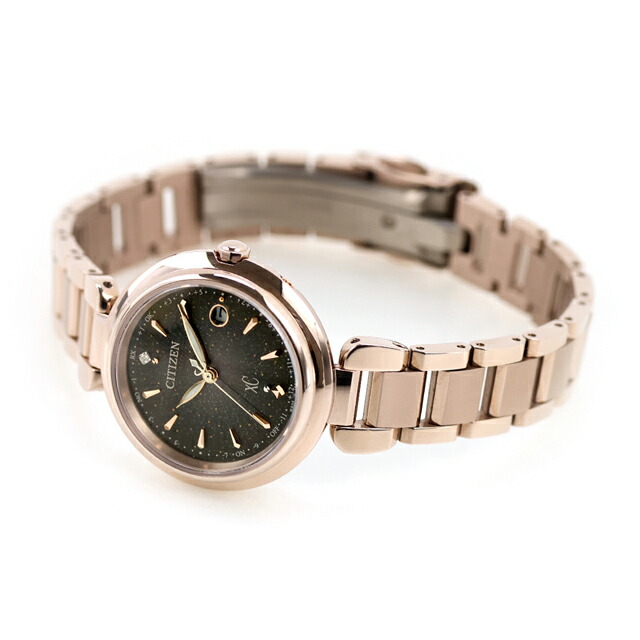 シチズン クロスシー KIZASHI Collection Titania Happy Flight mizu collection エコ・ドライブ電波 腕時計 ブランド レディース チタン 数量限定 ダイヤモンド 電波ソーラー CITIZEN xC ES9467-97E 日本製 おしゃれ 防水 軽い 華奢 かわいい プレゼント 女性 実用的