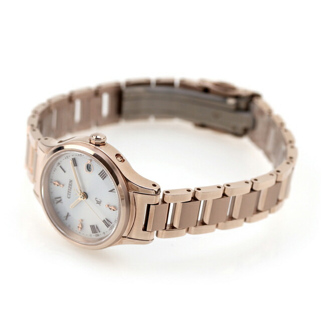 シチズン クロスシー hikariコレクション 光発電エコドライブ電波 腕時計 レディース チタン 電波ソーラー CITIZEN xC ES9497-96A アナログ 日本製 ブランド おしゃれ 防水 軽い 華奢 かわいい プレゼント 女性 実用的