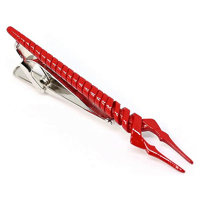 SWANK×EVANGELION スワンク ネクタイピン エヴァ コラボ ブランド ヱヴァンゲリヲン タイバー×ネクタイセット ロンギヌスの槍 タイピン EVA-2021-TIE01 レッド メンズ アクセサリー 誕生日 ギフト プレゼント 実用的