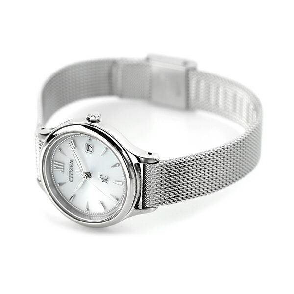 シチズン クロスシー エコ・ドライブ mizuコレクション 日本製 レディース 腕時計 EW2631-55A CITIZEN xC シルバー ブランド おしゃれ 防水 軽い 華奢 かわいい プレゼント 女性 実用的