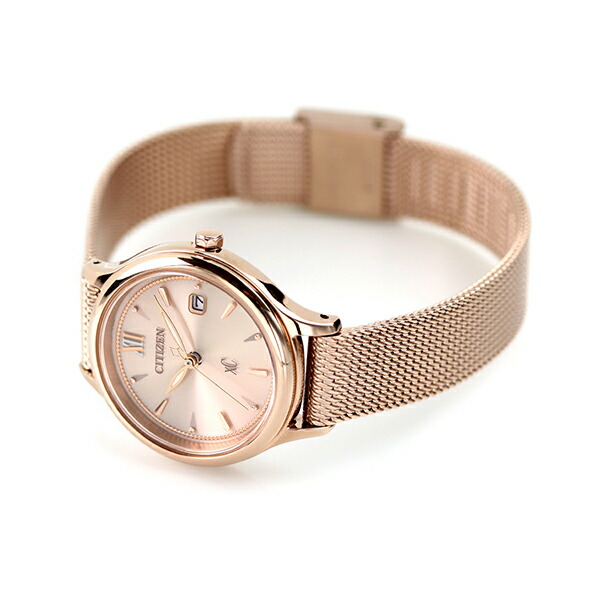 シチズン クロスシー エコ・ドライブ mizuコレクション 日本製 レディース 腕時計 EW2635-54A CITIZEN xC ピンク ピンクゴールド ブランド おしゃれ 防水 軽い 華奢 かわいい プレゼント 女性 実用的
