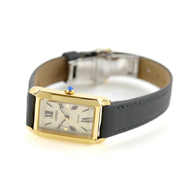 シチズン エル エコドライブ 腕時計 ブランド レディース ソーラー CITIZEN L EW5622-09P アナログ ゴールド グレー おしゃれ 防水 軽い 華奢 かわいい プレゼント 女性 実用的