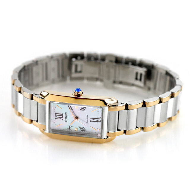 シチズン エル エコドライブ 腕時計 ブランド レディース ソーラー CITIZEN L EW5624-54Y アナログ ピンクシェル ゴールド おしゃれ 防水 軽い 華奢 かわいい プレゼント 女性 実用的